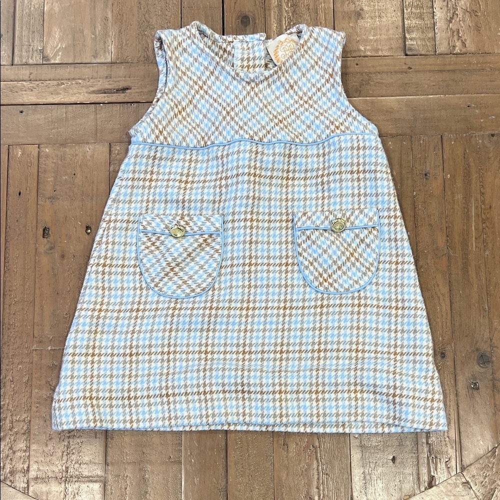 The Beaufort bonnet company Jill jumper houndstooth dress girls 3T